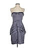 BCBGMAXAZRIA Gray Cocktail Dress Size 4 - photo 1
