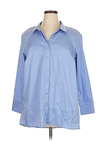 Evans 3/4 Sleeve Button-Down Shirt (view 1)