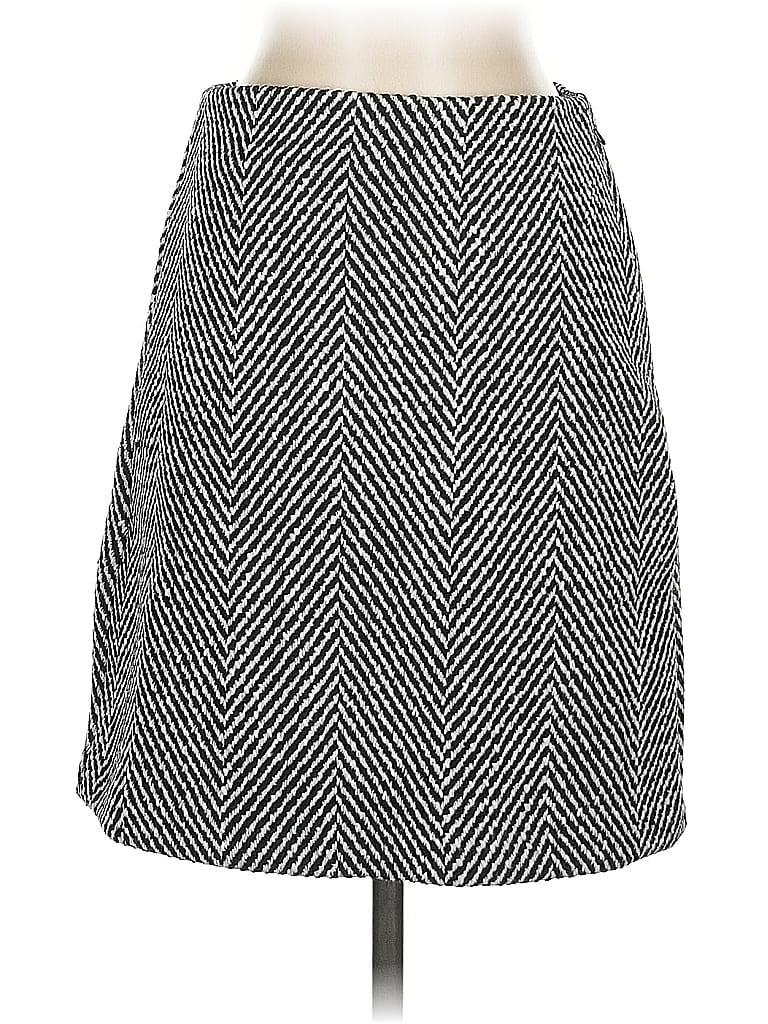 Ann Taylor Loft Casual Skirt In Gray