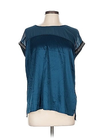 Hem & Thread Short Sleeve Blouse (view 1)