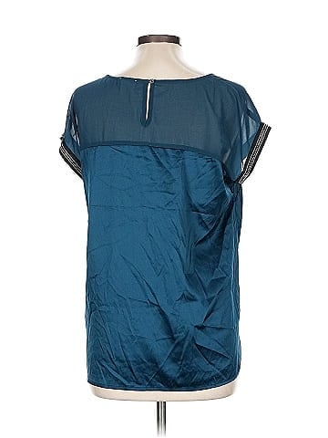 Hem & Thread Short Sleeve Blouse (view 2)