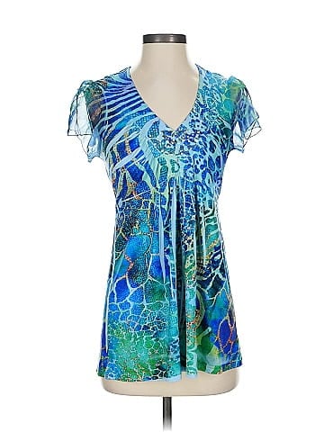 One World Short Sleeve Blouse (view 1)
