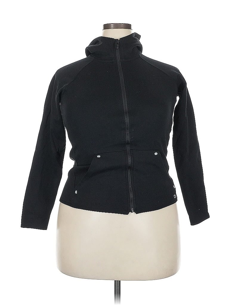 Pre-owned Gap Fit Cardigan Sweater In Black