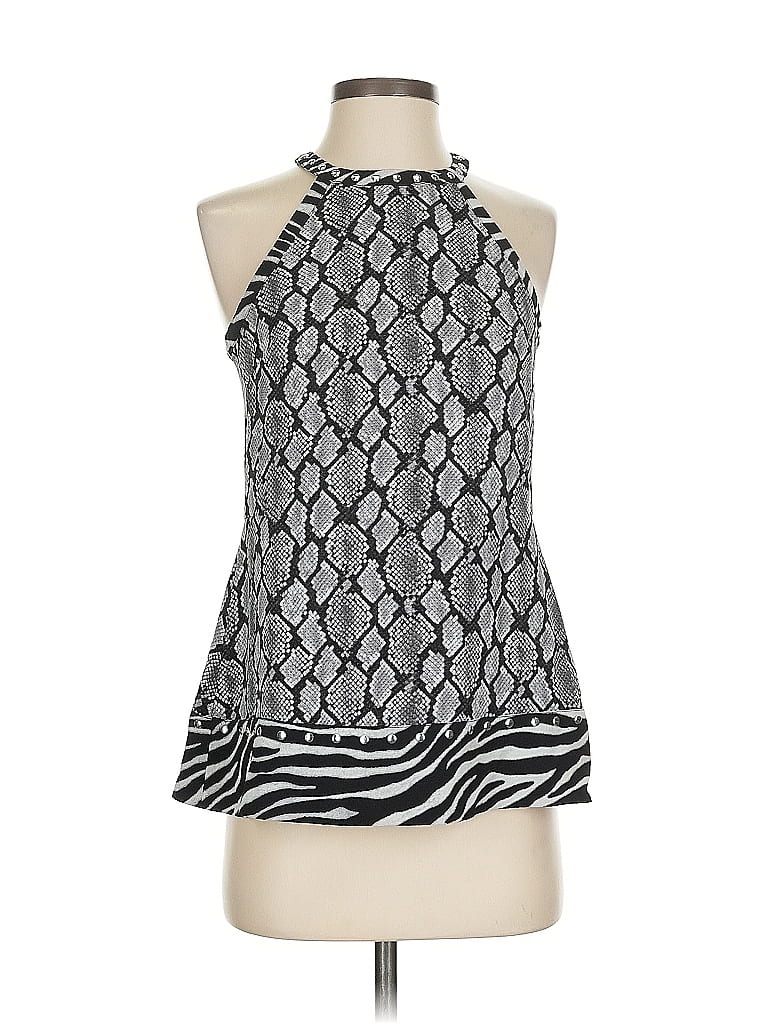 Pre-owned Michael Michael Kors Sleeveless Blouse In Silver