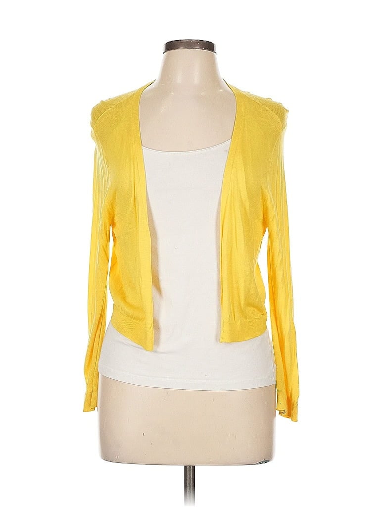 Click to view more detailed imagery on our partner's website Pre-owned Talbots Cardigan Sweater In Yellow