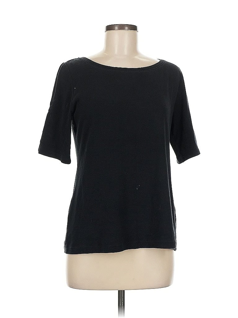 Pre-owned Croft & Barrow Short Sleeve T-shirt In Black