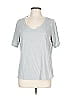 Lane Bryant Gray Short Sleeve T-Shirt Size 10/12 - photo 1