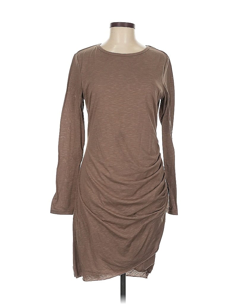 Pre-owned Shein Casual Dress In Brown