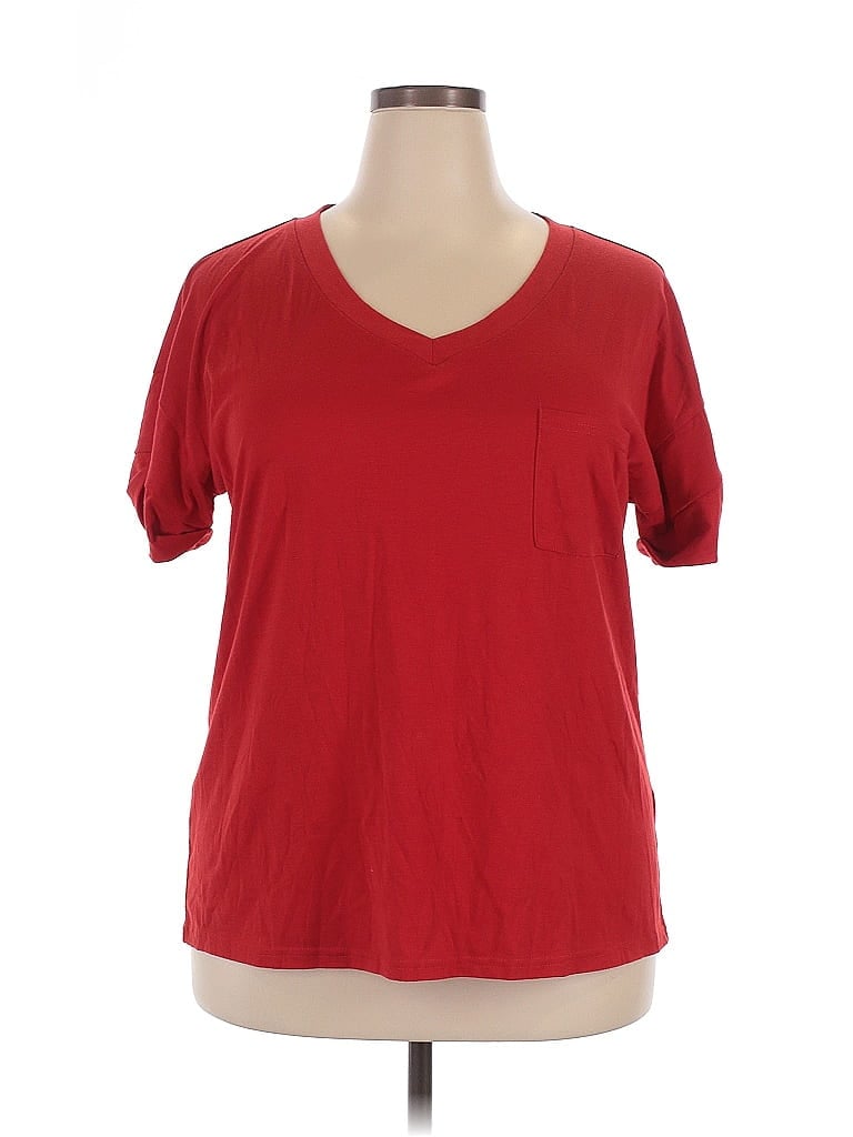 Pre-owned Miholl Short Sleeve T-shirt In Red