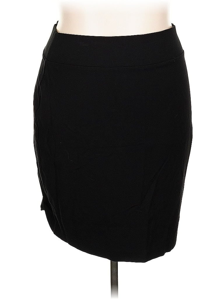 Pre-owned Inc International Concepts Casual Skirt In Black