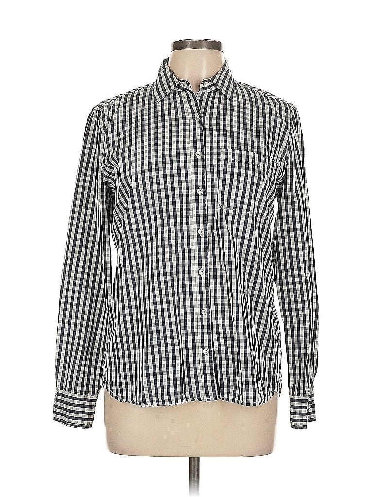 Pre-owned Aéropostale Long Sleeve Button Down Shirt In White