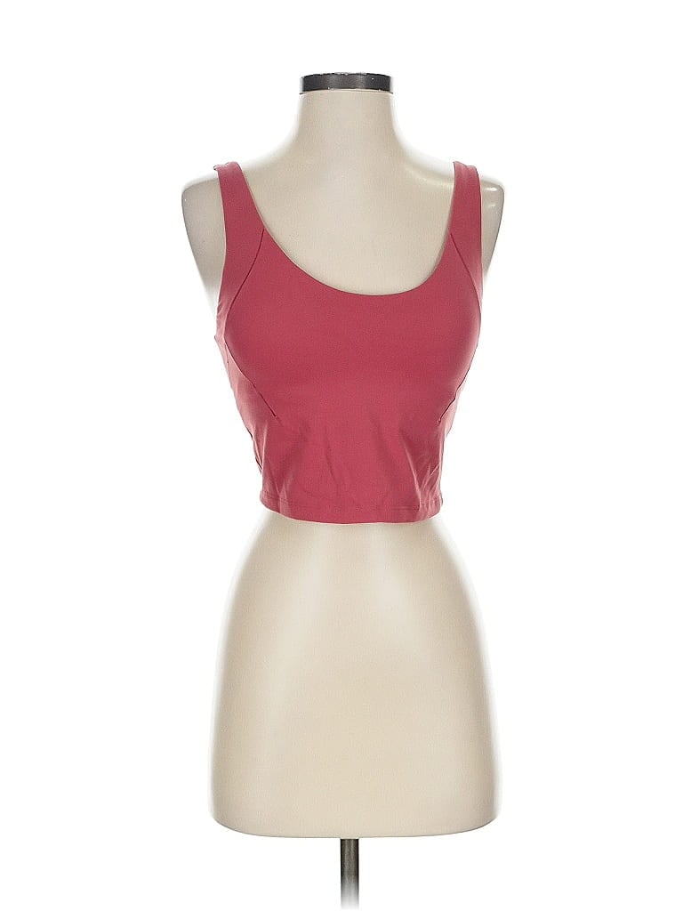 Pre-owned Calia Tank Top Burgundy Strapless Neckline Tops