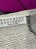 Brunello Cucinelli 100% Polymide Stripes Gray Ivory Casual Dress Size M - photo 3