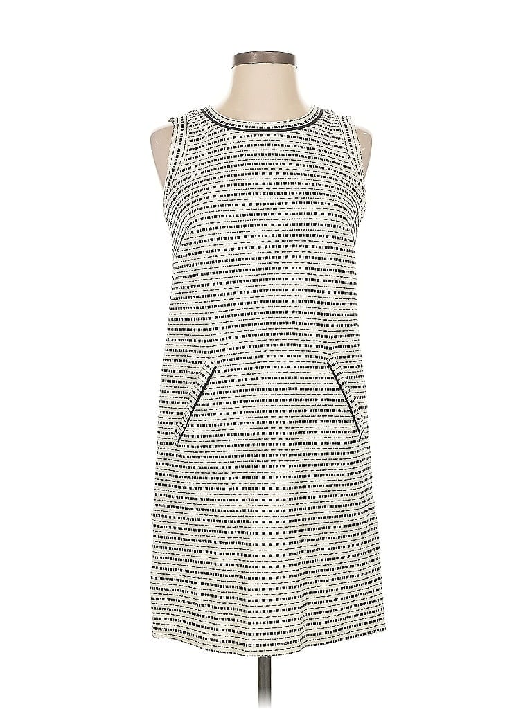 Pre-owned Ann Taylor Loft Casual Dress In Gray