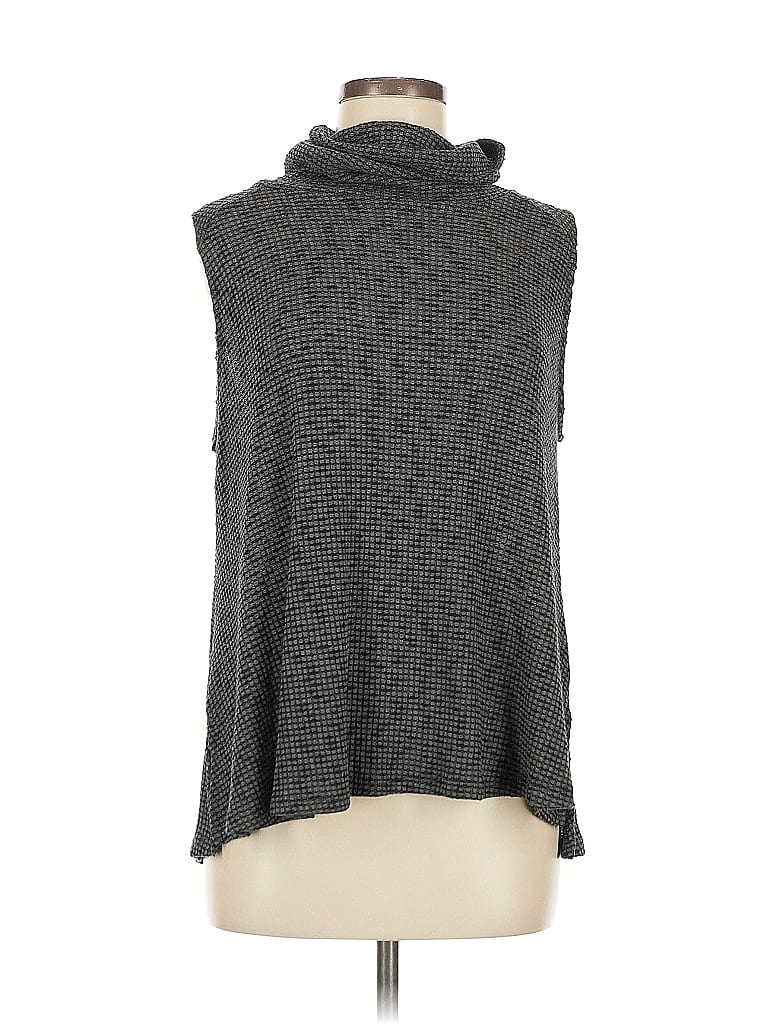Pre-owned Allison Joy Sleeveless Top Gray Cowl Neck Tops