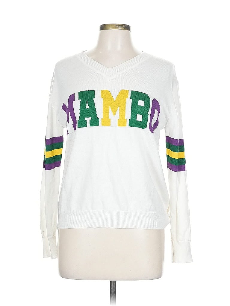 Pre-owned Sparkle City Sweatshirt In White