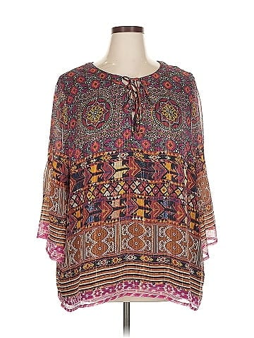 Ruby Rd. 3/4 Sleeve Blouse (view 1)