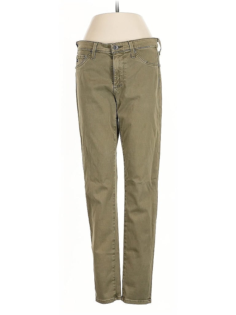 Pre-owned Adriano Goldschmied Khaki Pant In Green