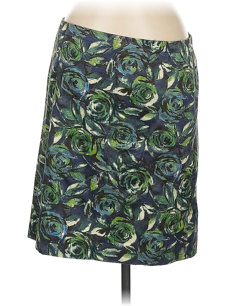 Pre-owned Ann Taylor Loft Casual Skirt In Green