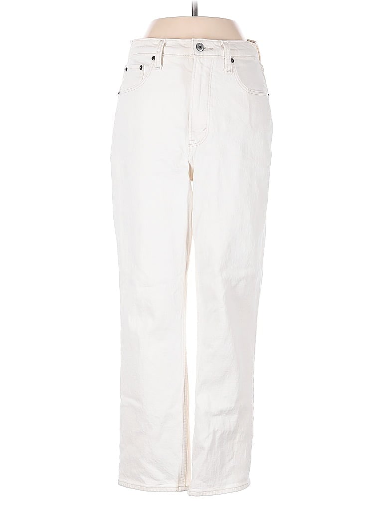 Pre-owned Abercrombie & Fitch Jeans In White