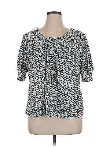 Notations Short Sleeve Blouse (view 1)