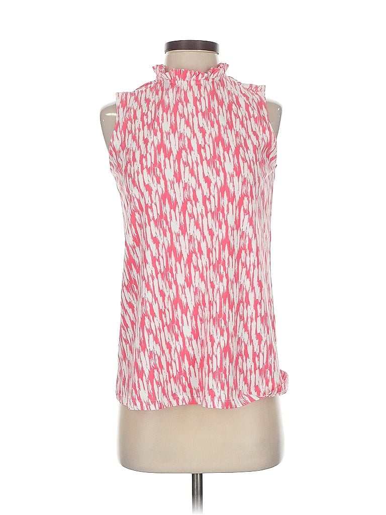 Duffield Lane Sleeveless Blouse In Pink