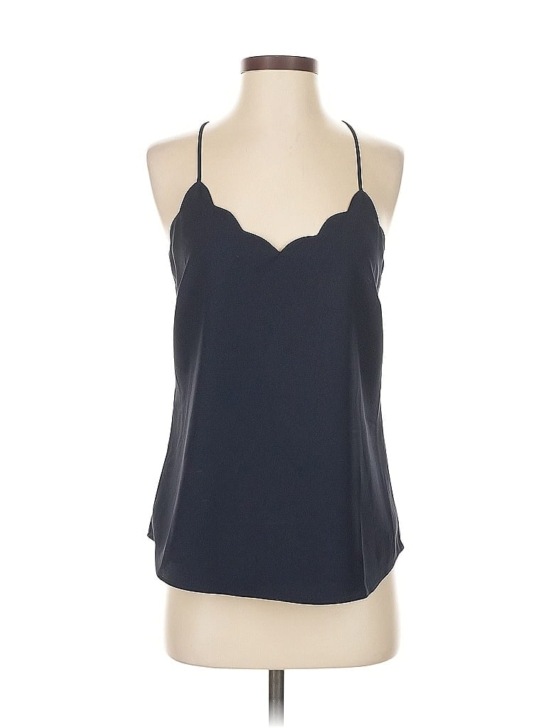 Pre-owned J.crew Factory Store Sleeveless Blouse In Blue