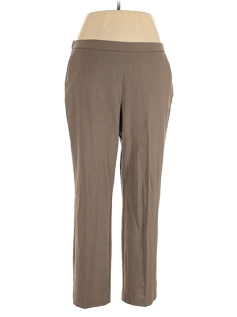 Pre-owned Dana Buchman Dress Pants In Brown