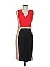 Rachel Roy Color Block Red Cocktail Dress Size 6 - photo 1