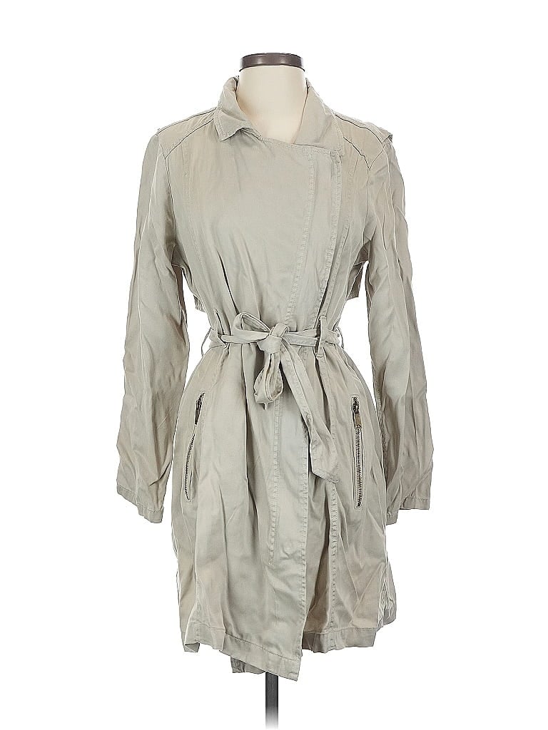 Pre-owned Style & Co Trenchcoat In Gray