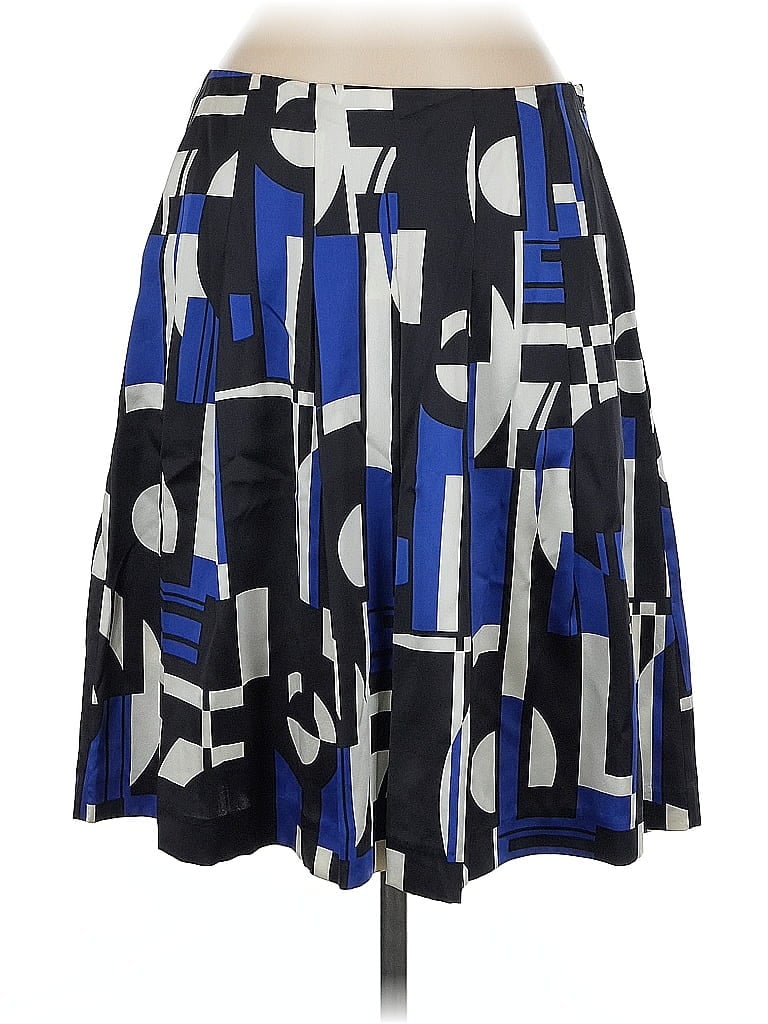 Pre-owned Polo Ralph Lauren Silk Skirt In Blue