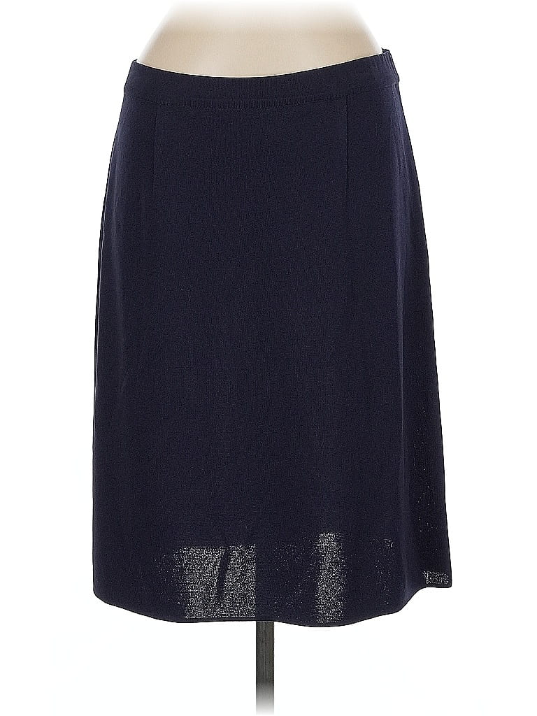Pre-owned Misook Casual Skirt In Blue