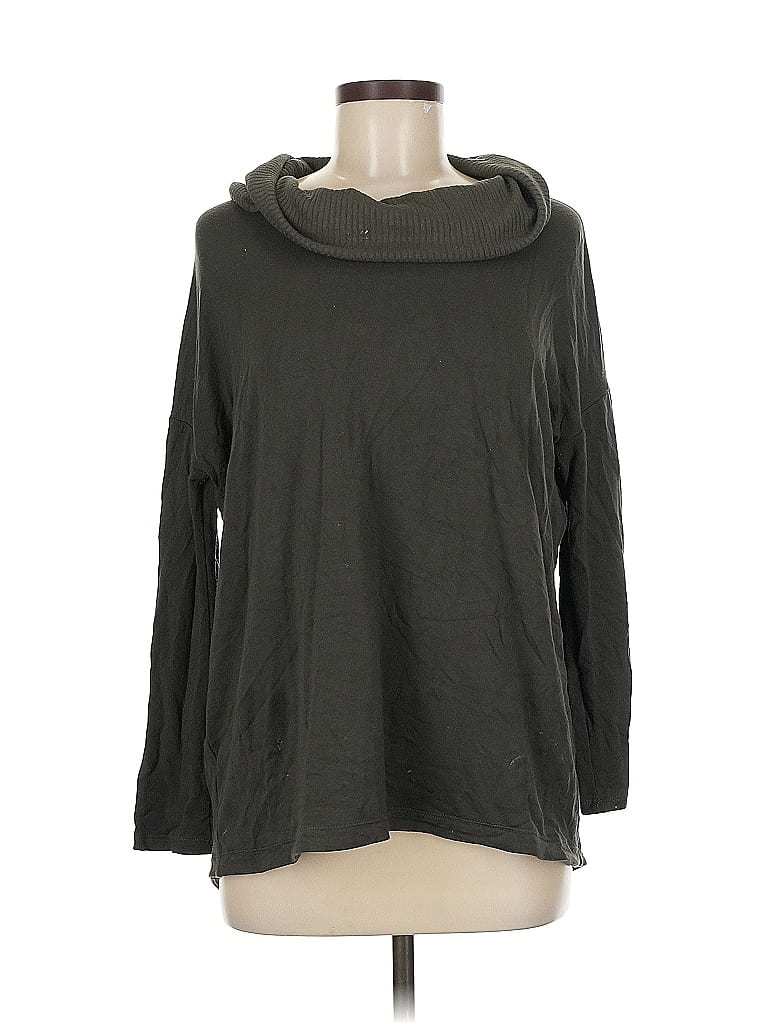 LOU & GREY FOR LOFT Pre-owned Sweatshirt In Green