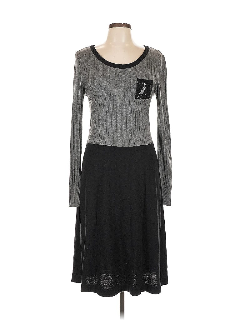 Pre-owned Relativity Casual Dress In Gray