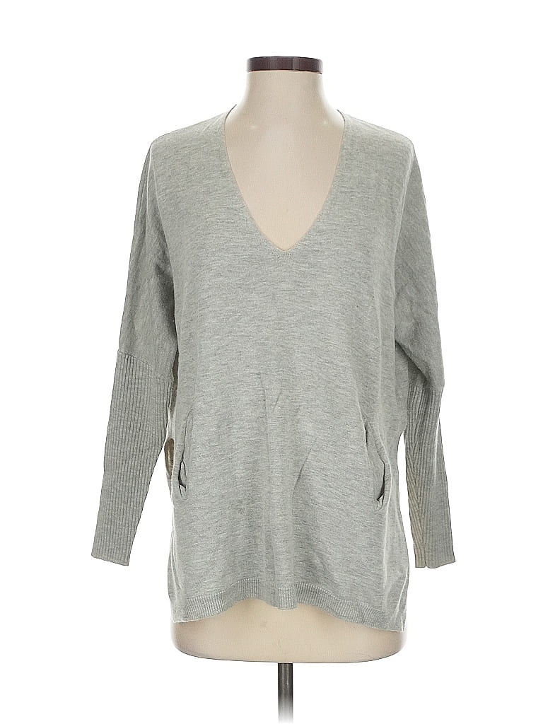 Pre-owned Babaton Pullover Sweater In Gray