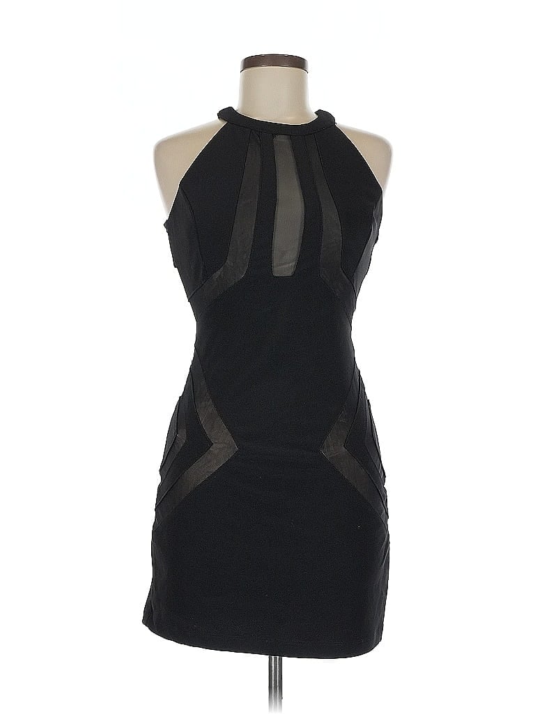 Pre-owned Emerald Sundae Cocktail Dress In Black