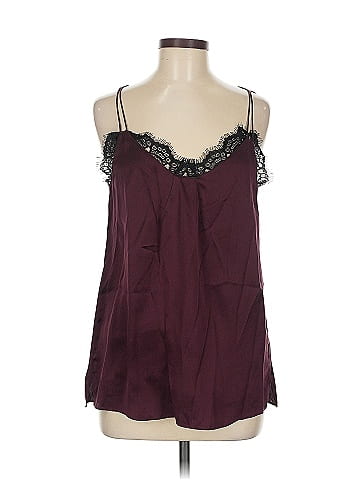 Armani Exchange Sleeveless Silk Top (view 1)