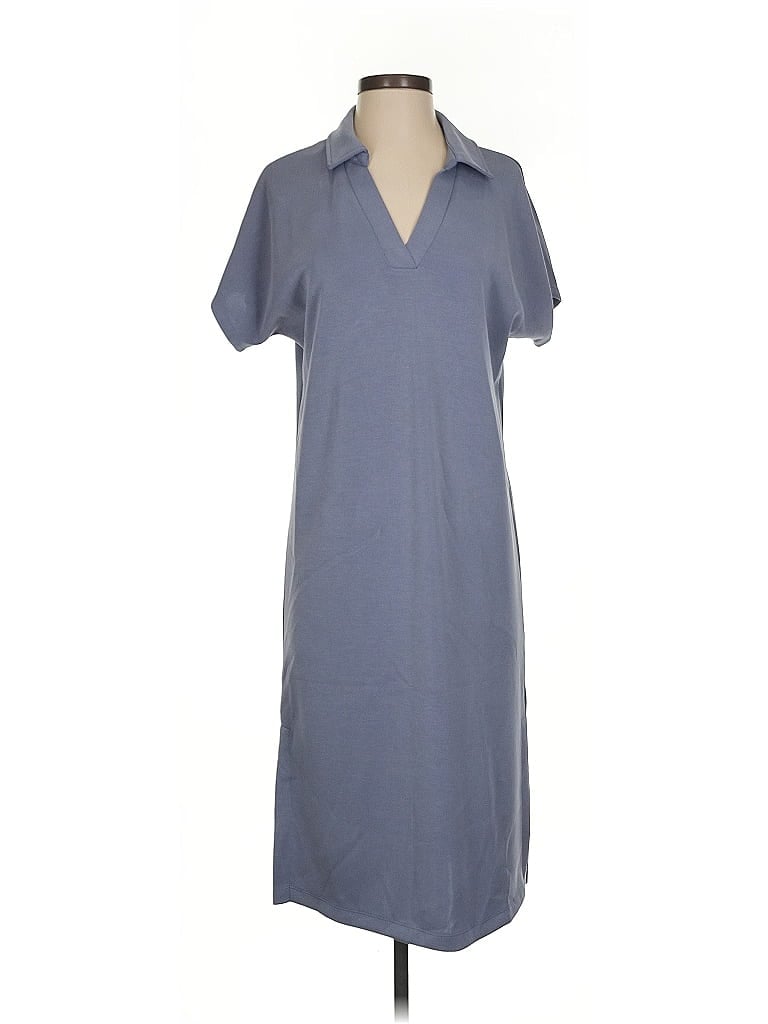 Pre-owned Cable & Gauge Casual Dress In Gray