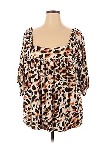 AK Anne Klein 3/4 Sleeve Blouse (view 1)