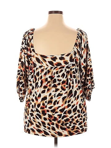AK Anne Klein 3/4 Sleeve Blouse (view 2)