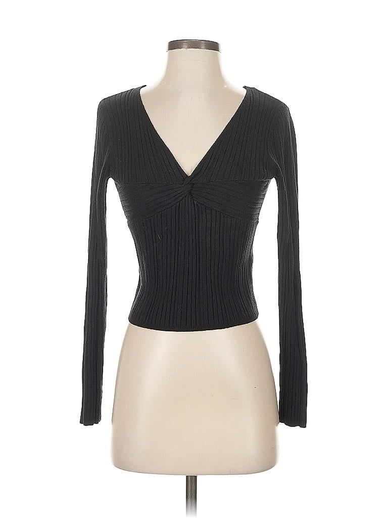 Pre-owned Assorted Brands Cardigan Sweater In Black