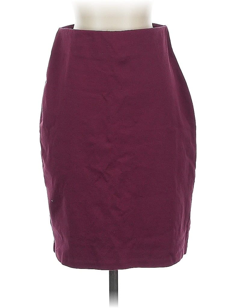 Pre-owned Old Navy Formal Skirt In Burgundy