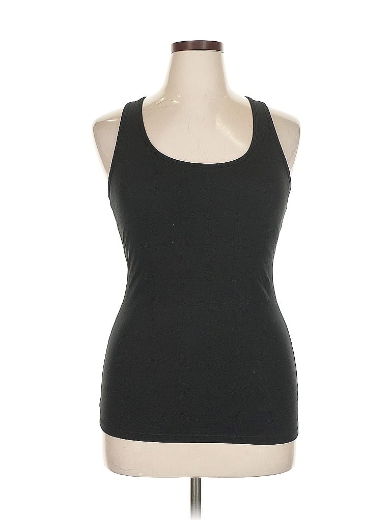 Pre-owned Assorted Brands Tank Top Black Halter Neckline Tops