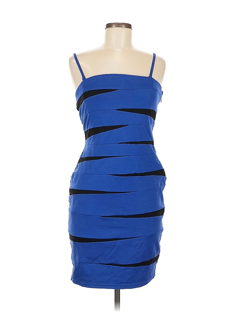 Click to view more detailed imagery on our partner's website Pre-owned Inc International Concepts Cocktail Dress In Blue