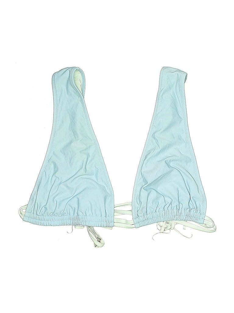 Pre-owned Aerie Swimsuit Top Blue Swimwear