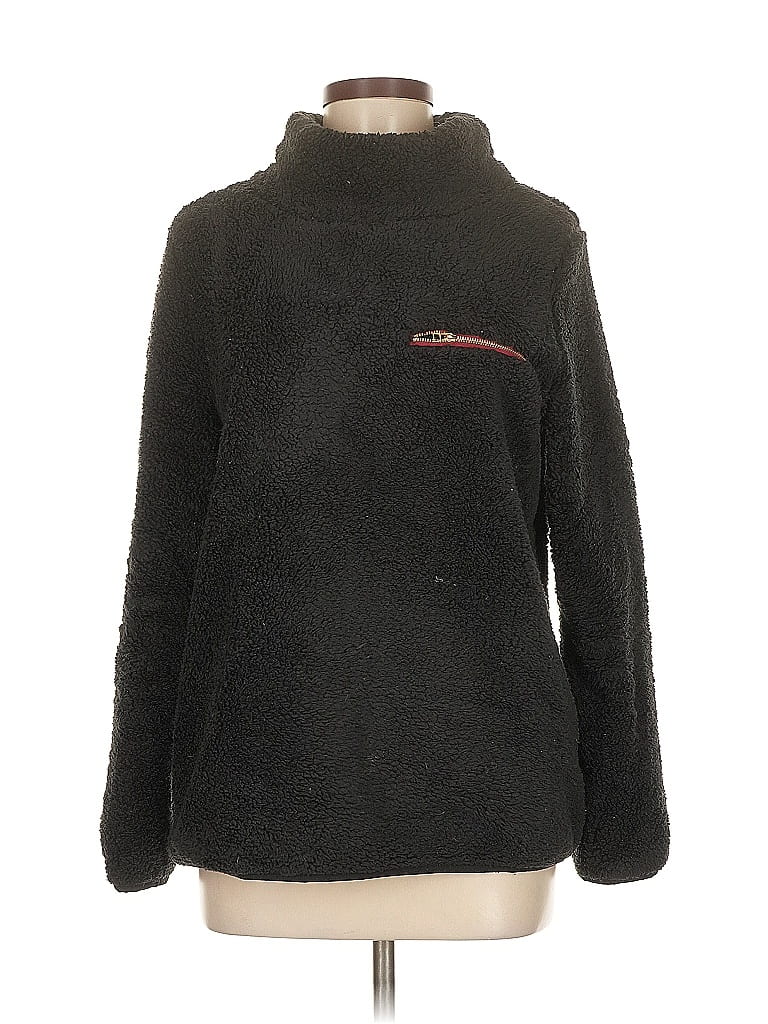 Pre-owned Unbranded Turtleneck Sweater In Black