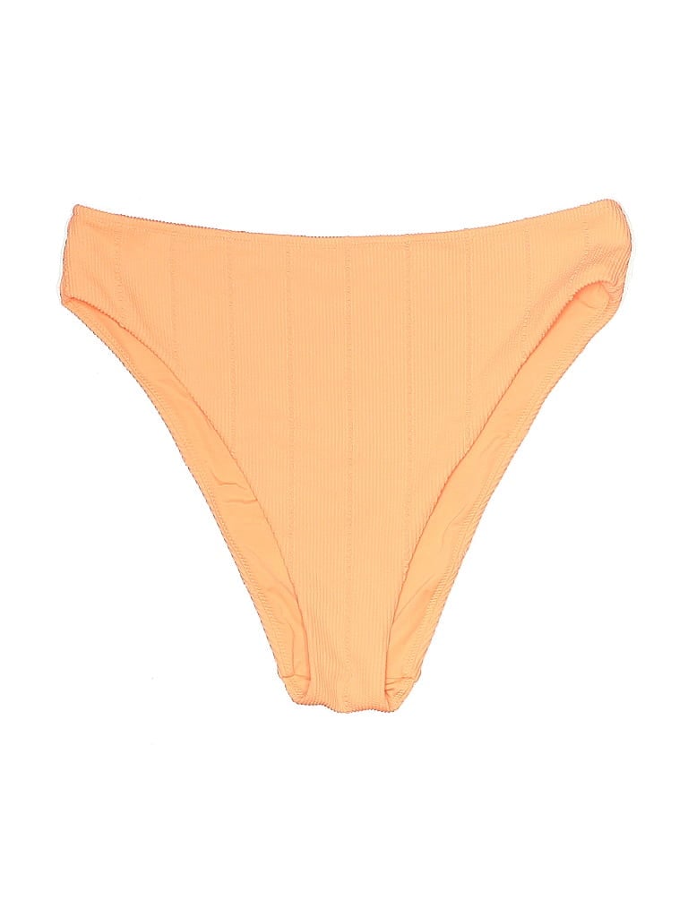 Pre-owned Aerie Swimsuit Bottoms In Orange