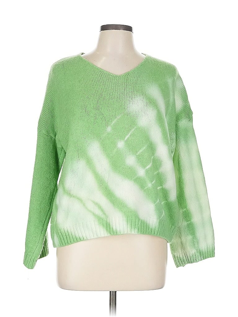 Pre-owned Assorted Brands Pullover Sweater In Green