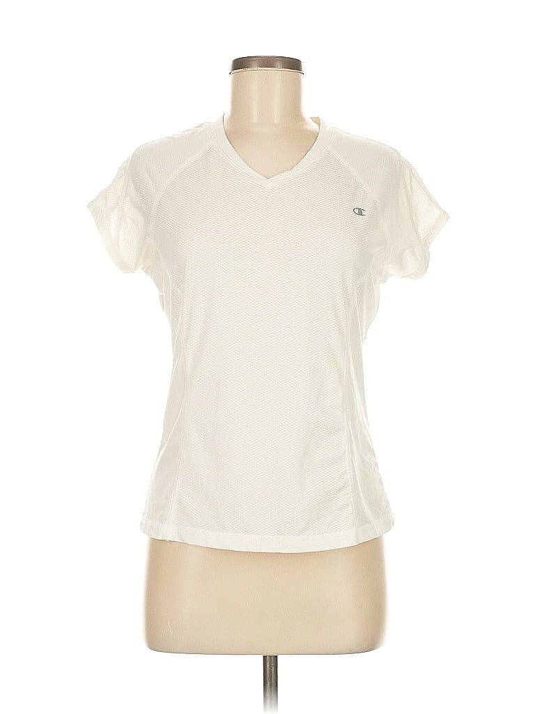 Pre-owned Champion Active T-shirt In White