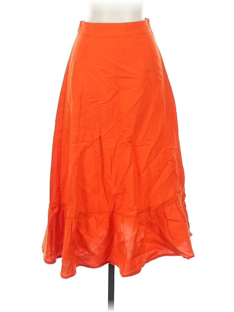Pre-owned Opt Formal Skirt In Orange